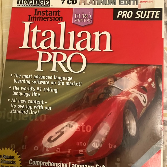 Instant Immersion Italian Pro Suite 7 CD Platinum Edition #1 language learning - Picture 7 of 15